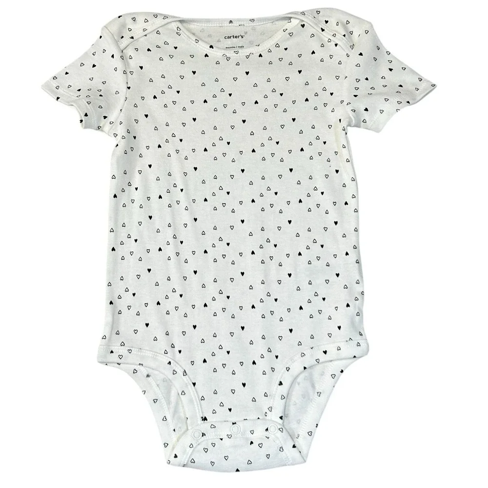 Carters Baby Girls 3pc Fleece Jacket Top Pants Outfit Set Sz 9M Pink Navy White - Picture 3 of 9